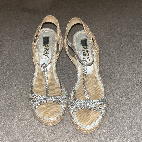 Franco Sarto Yara Espadrille Wedge Sandal Size 8 - Picture 4 of 7